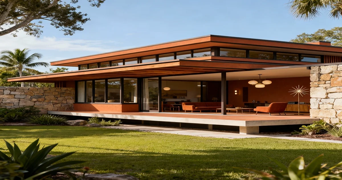 Frank Lloyd Wright inspired architecture in St. Petersburg Florida